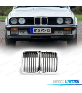 GRELHAS FRONTAIS BMW E30 82-94 CROMADAS