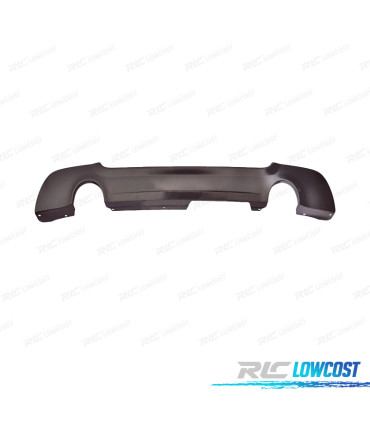 DIFUSOR PÁRA-CHOQUES TRASEIRO BMW E92 E93 2 SAIDAS REDONDAS