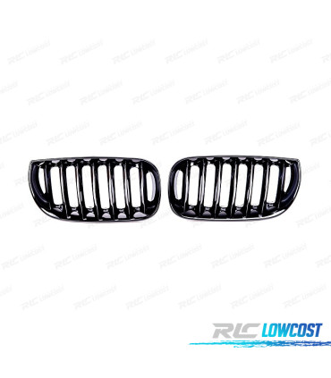 GRELHAS FRONTAIS BMW X3 E83 03-06 PRETO BRILHANTE