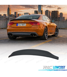 AILERON TRASEIRO AUDI A5 COUPE 07-16 LOOK RS5 PRETO BRILHANTE