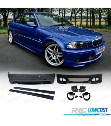KIT CARROÇARIA BMW E46 COUPE 99-07 PDC LOOK M2