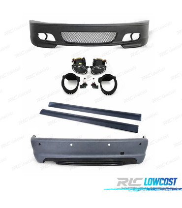KIT CARROÇARIA BMW E46 COUPE 99-07 PDC LOOK M2