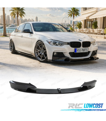 SPOILER LIP FRONTAL BMW F30 F31 LOOK M PERFORMANCE CARBONO