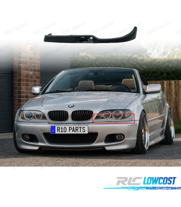 MOLDURA DO FAROL ESQ BMW SÉRIE 3 E46 COUPÉ CABRIO 03-06