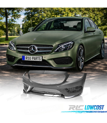 PARA-CHOQUES FRONTAL MERCEDES CLASE C W205 14-18 LOOK AMG PDC