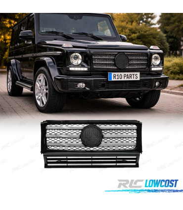 GRELHA MERCEDES W463 90-12 PRETO CROMADO
