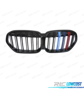 GRELHAS DIANTEIRAS BMW X1 F48 LCI19-22 PRETO BRILHANTE TRICOLOR