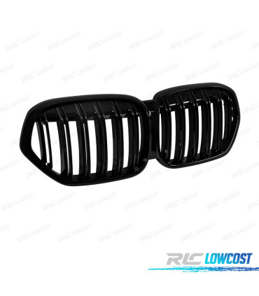 GRELHAS DIANTEIRAS BMW X1 F48 LCI19-22 PRETO BRILHANTE