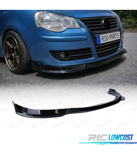 SPOILER LIP FRONTAL VOLKSWAGEN VW POLO 9N3 05-09 PRETO BRILHANTE