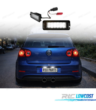 LUZ DE MATRICULA LED PARA VOLKSWAGEN VW GOLF V 2005-2008