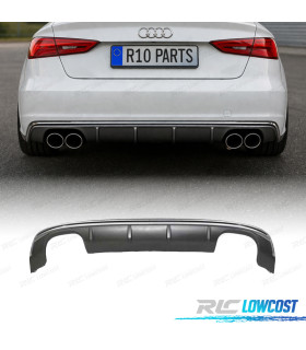DIFUSOR TRASEIRO AUDI A3 8V SPORTBACK 13-15 LOOK S3