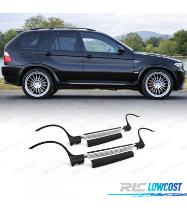 KIT DE ESTRIBOS BMW X5 E53 1999-2007 ALUMINIO