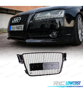 GRELHA FRONTAL AUDI A5 07-11 LOOK RS PRETO BRILHANTE