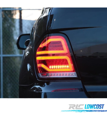 FAROLINS TRASEIROS LED MERCEDES "W164" 09-11 SMOKED FUMADOS ESCURECIDOS