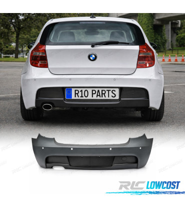 PÁRA-CHOQUES TRASEIRO BMW E81 E87 04-11 LOOK M PDC ABS