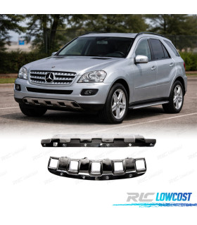 SPOILER FRONTAL DIFUSOR TRASEIRO PÁRA-CHOQUES MERCEDES ML W164 05-08