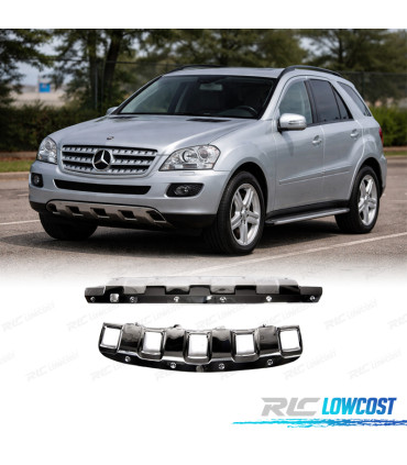 SPOILER FRONTAL DIFUSOR TRASEIRO PÁRA-CHOQUES MERCEDES ML W164 05-08