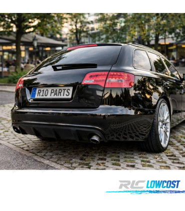 DIFUSOR TRASEIRO AUDI A6 C6 4F 08-11 LOOK RS6