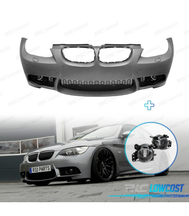 PARA-CHOQUES BMW E92 E93 06-10 LOOK M3 PDC + FAROIS DE NEVOEIRO