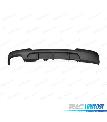 DIFUSOR TRASEIRO BMW F10 F11 LOOK M PERFORMANCE DUPLA SAIDA ESQUERDA