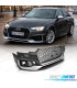 PARA-CHOQUES FRONTAL AUDI A4 B9 15-19 LOOK RS4 PRETO PRATA PDC