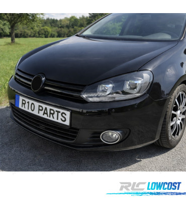 FAROIS PARA VOLKSWAGEN VW GOLF VI LIMOUSINE 08-12 DINAMICOS FULL LED ANGEL EYES U