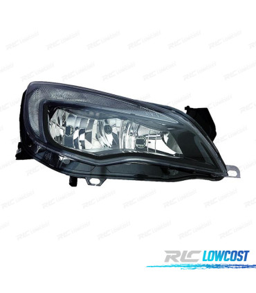 FAROL DIR OPEL ASTRA J 5P 10-15 4P 12- COM LUZ DIURNA FUNDO PRETO