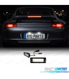 LUZES DE MATRÍCULA LED PORSCHE 911 CARRERA TURBO GT2 996T Y 997T 01-11
