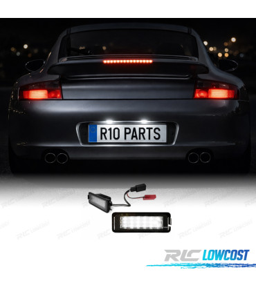 LUZES DE MATRÍCULA LED PORSCHE 911 CARRERA TURBO GT2 996T Y 997T 01-11