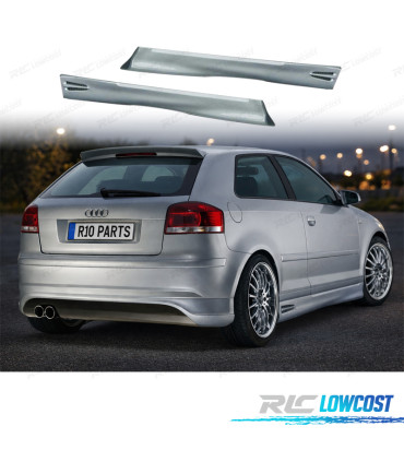 EMBALADEIRAS LATERAIS AUDI A3 8P 03-08 LOOK GT4