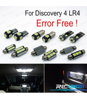 KIT COMPLETO 26 LAMPADAS LED INTERIOR PARA LAND ROVER 4 LR4 10-15