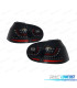 FAROLINS TRASEIROS LED VW GOLF 5 MK5 03-08 PRETO FUMADO