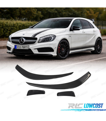 LIP LATERAL DE PARA-CHOQUES MERCEDES CLASE A W176 AERO KIT LOOK A45