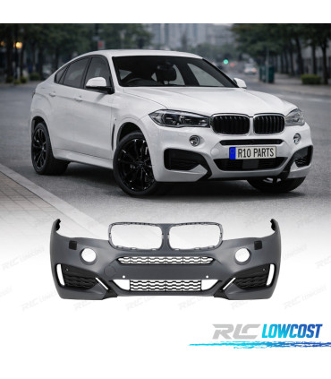 PÁRA-CHOQUES FRONTAL BMW X6 F16 14-19 LOOK M PDC SRA