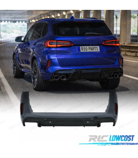 PÁRA-CHOQUES TRASEIRO BMW X5 G05 18-22 LOOK X5M PDC