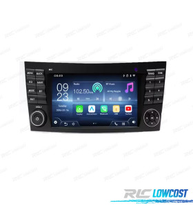 AUTO RADIO TIPO OEM 7" PARA MERCEDES CL. E W211 CLS W219 USB GPS TACTIL HD