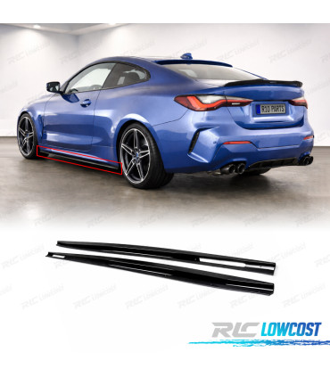 EXTENSÕES DE EMBALADEIRAS BMW G22 20-24 LOOK M PERFORMANCE PRETO BRILHANTE