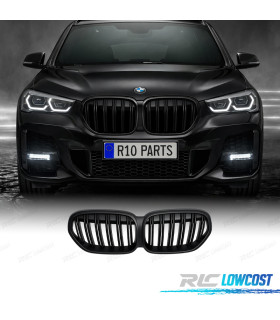 GRELHAS DIANTEIRAS BMW X1 F48 LCI19-22 PRETO MATE