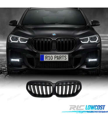 GRELHAS DIANTEIRAS BMW X1 F48 LCI19-22 PRETO MATE
