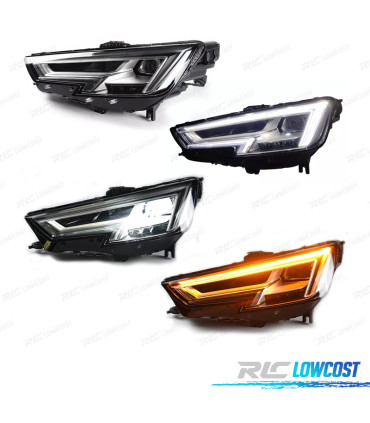 FARÓIS LED AUDI A4 B9 15-19