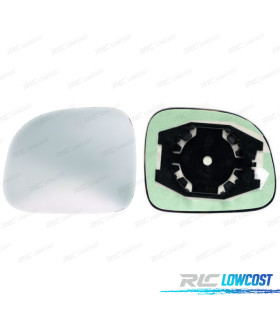 CRISTAL ESPELHO + BASE ESQ FIAT PANDA 09- CONVEXO