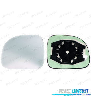 CRISTAL ESPELHO + BASE ESQ FIAT PANDA 09- CONVEXO