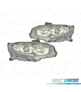 FARÓIS HONDA CIVIC 4 5P 17-