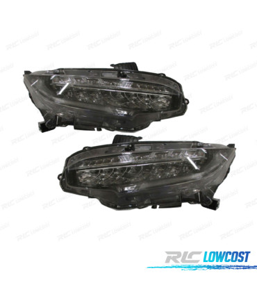 FARÓIS HONDA CIVIC 4 5P 17- LED
