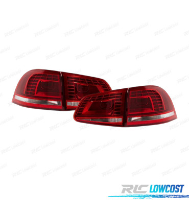 PILOTOS VOLKSWAGEN VW TOUAREG 11-18 LED VERMELHO ESCURECIDO