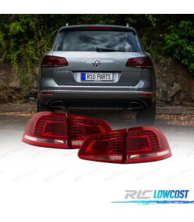 PILOTOS VOLKSWAGEN VW TOUAREG 11-18 LED VERMELHO ESCURECIDO