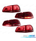 PILOTOS VOLKSWAGEN VW TOUAREG 11-18 LED VERMELHO CROMADO