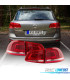 PILOTOS VOLKSWAGEN VW TOUAREG 11-18 LED VERMELHO CROMADO