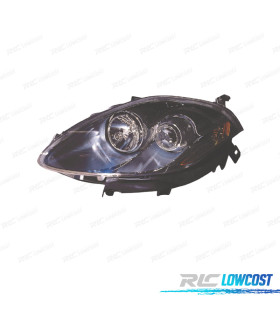 FAROL ESQ FIAT BRAVO 06-14 PRETO