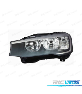 FAROL ESQ BMW X3 F25 14-17 PRETO